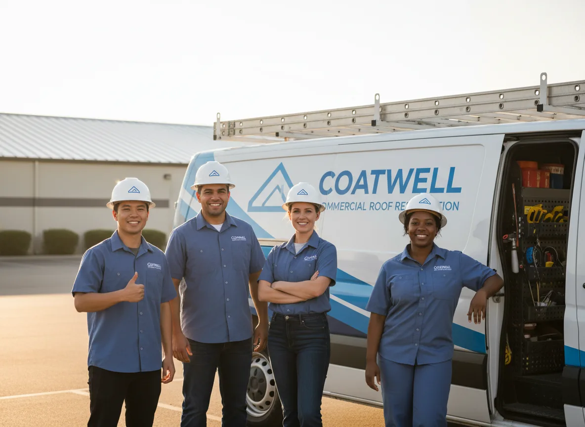 Commercial roof coating company in Myra, TX